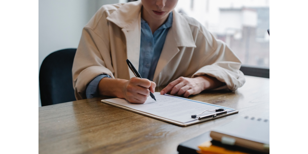 Teacher in interview for job